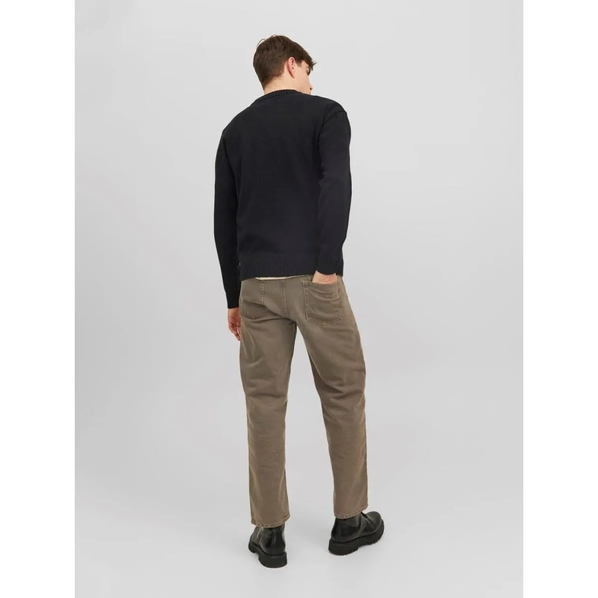 12236774 KNIT CREWBLACK