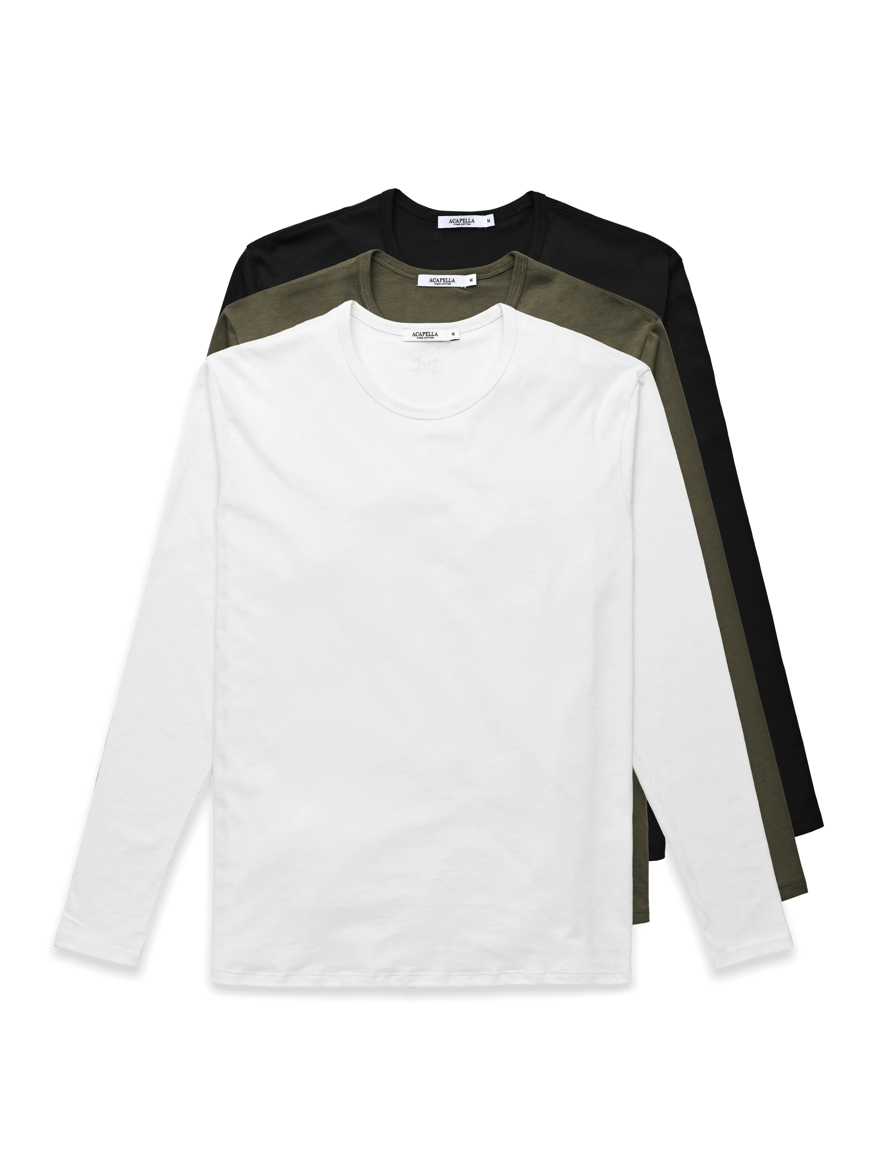 3PACK LS STAIN REPELLENT PIMA  TEE