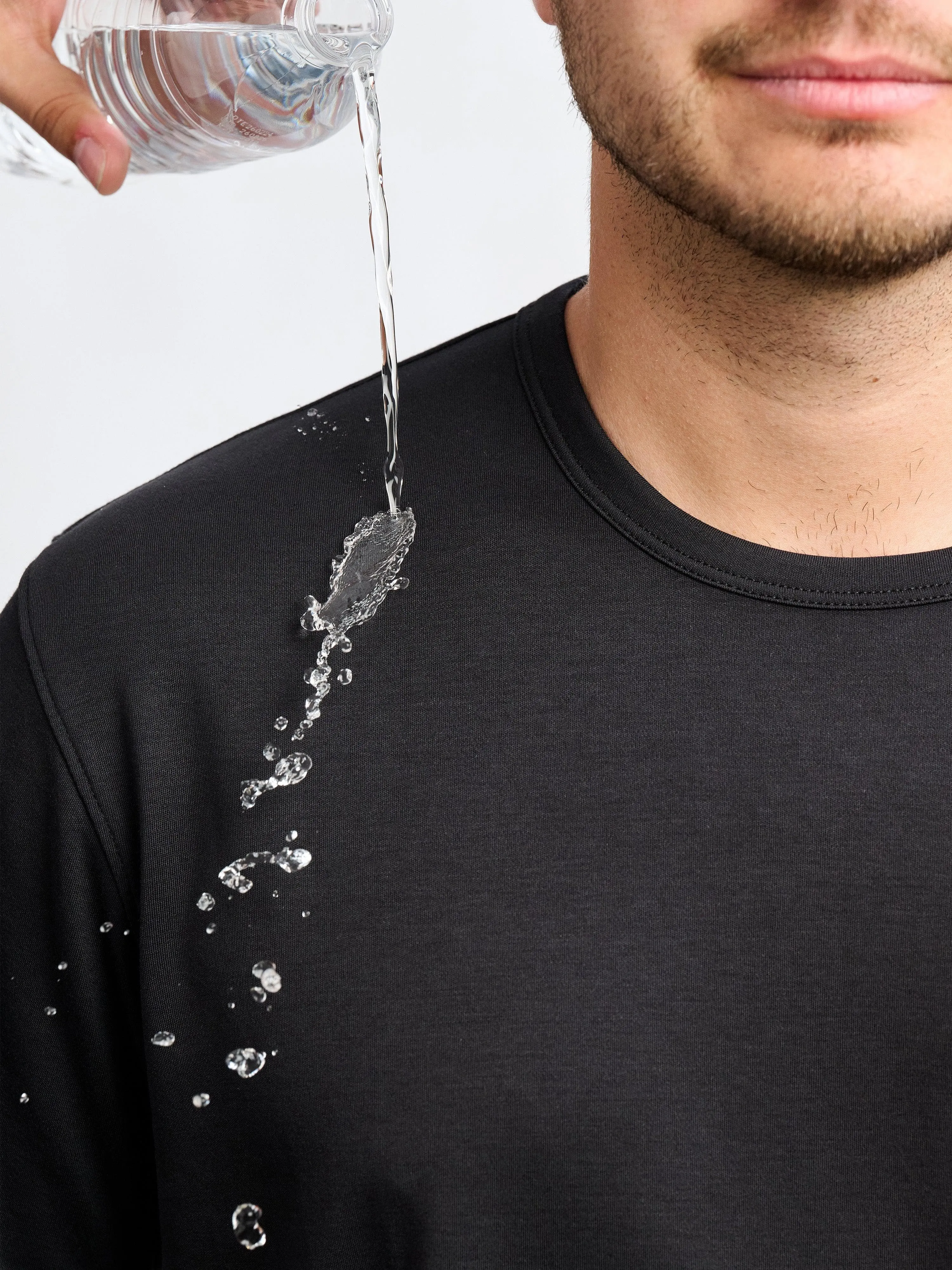 3PACK LS STAIN REPELLENT PIMA  TEE