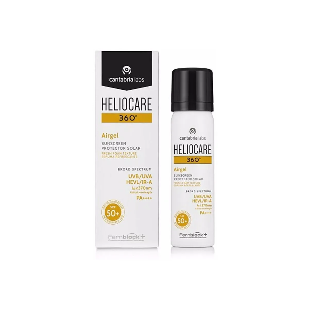 360° Protector Solar Espuma Refrescante Spf50+