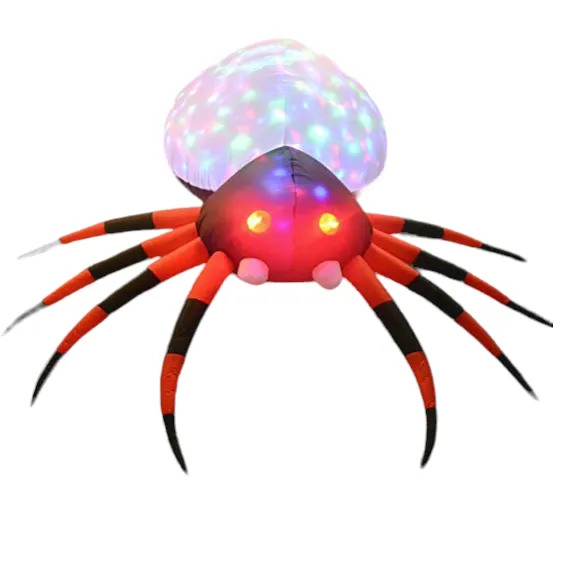 4 FT  Inflatable Red Legged Spider