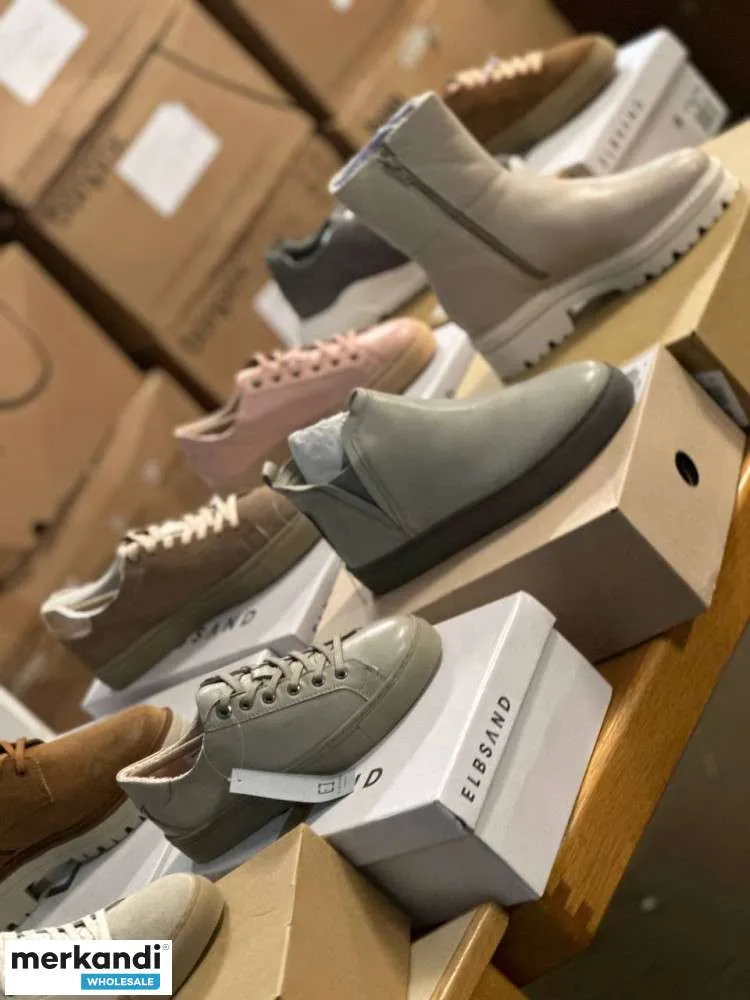 6,50€ por par, mezcla de zapatos de marca europea, mezcla de diferentes modelos y tallas para mujer y hombre, palet de stock res