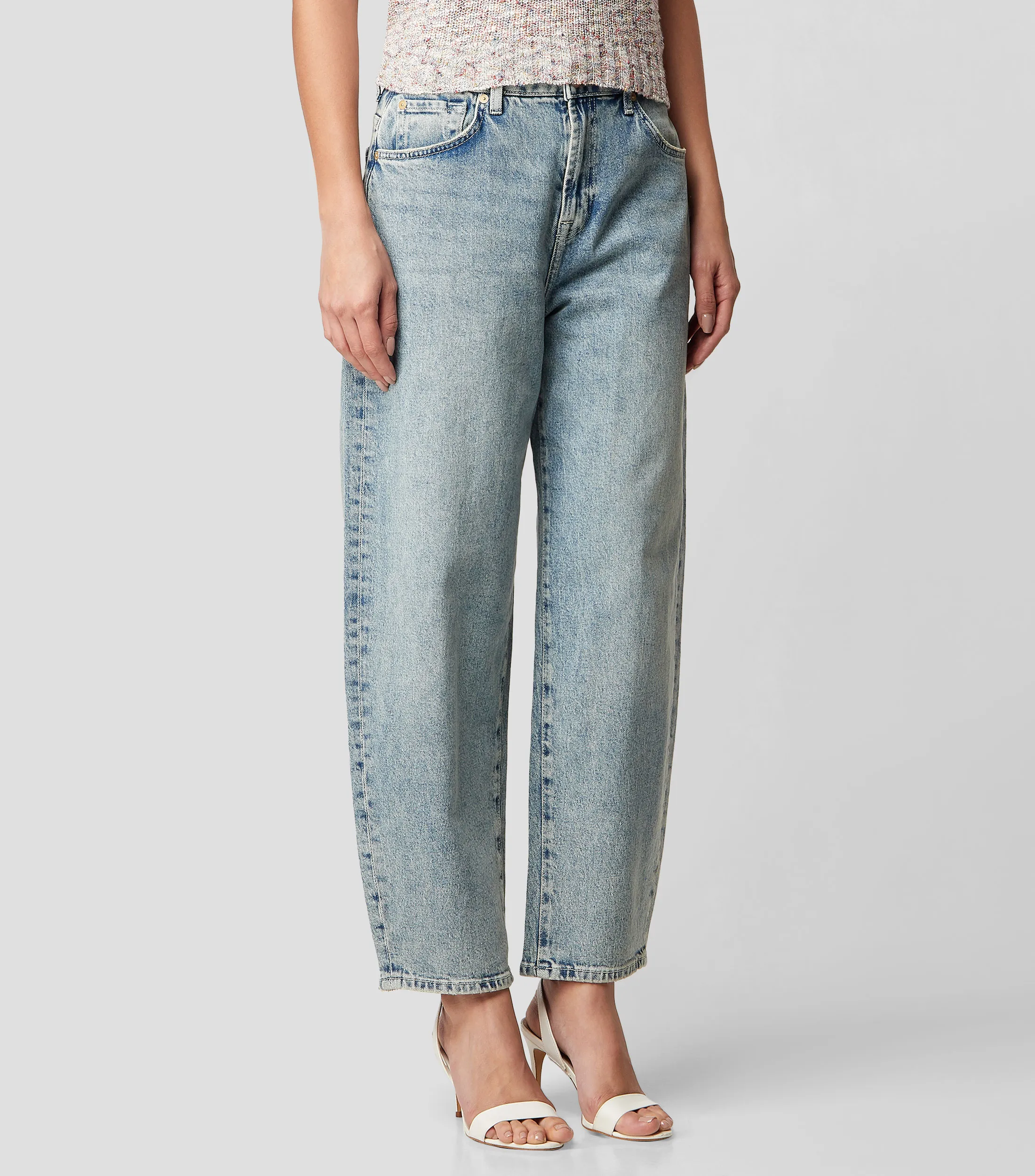 7 For All Mankind Jeans de corte tapered Mujer