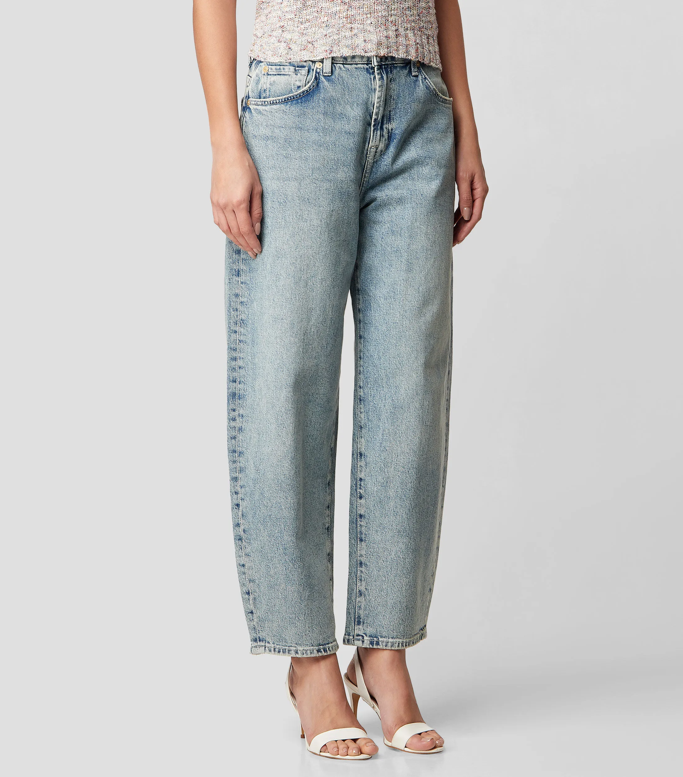7 For All Mankind Jeans de corte tapered Mujer