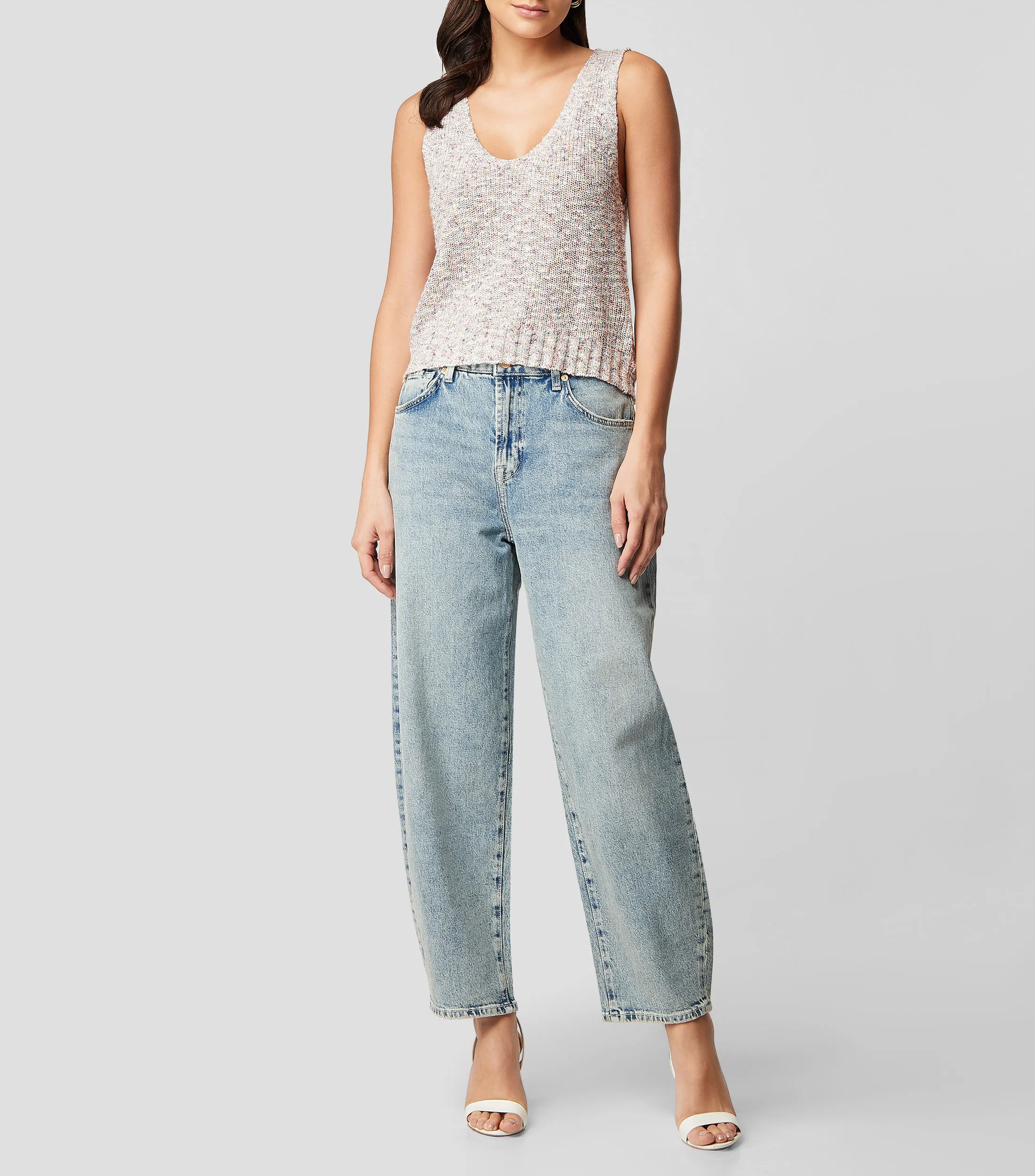 7 For All Mankind Jeans de corte tapered Mujer