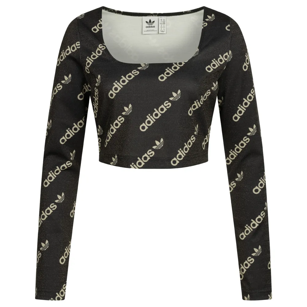 adidas Originals Mujer Crop top de manga larga HM4894