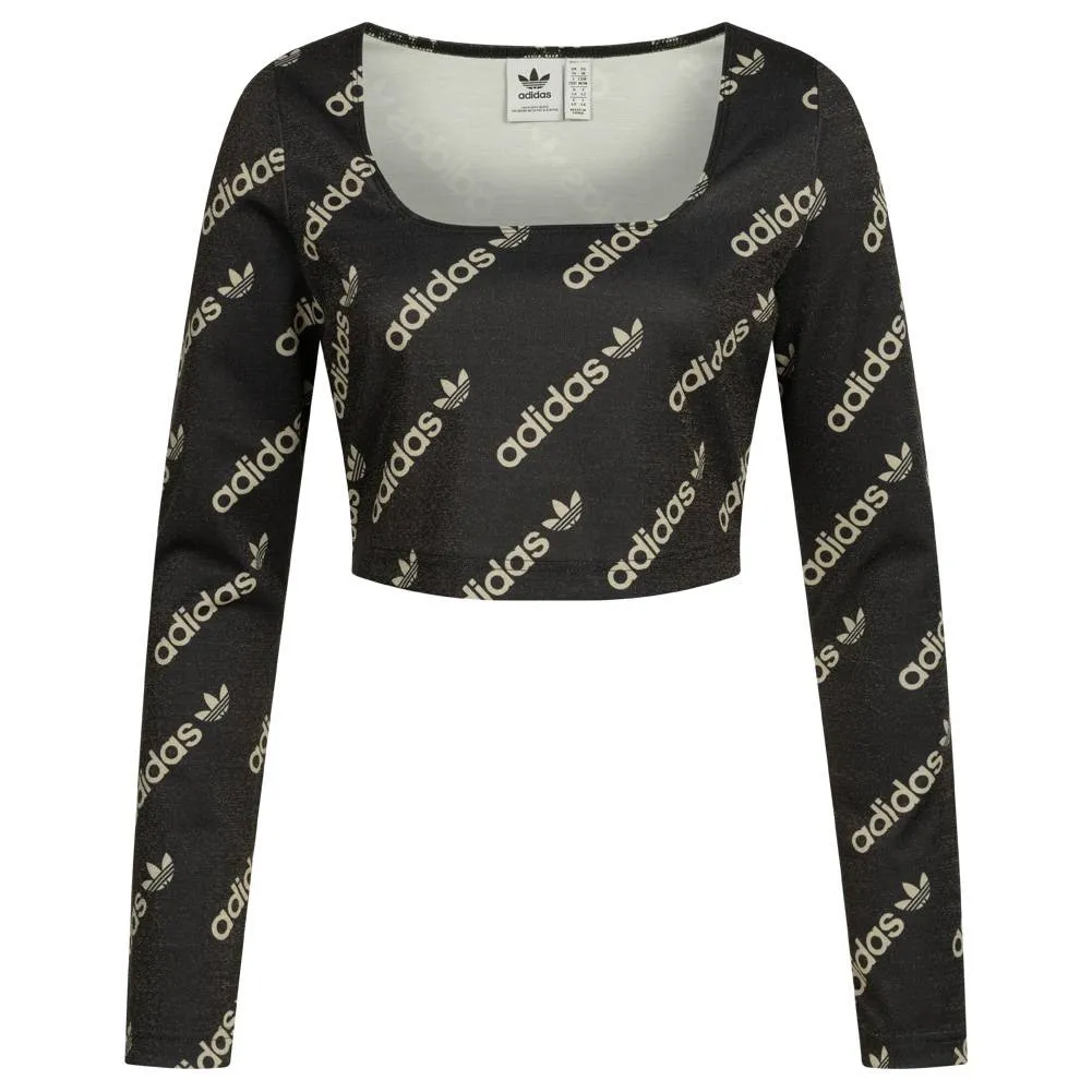 adidas Originals Mujer Crop top de manga larga HM4894