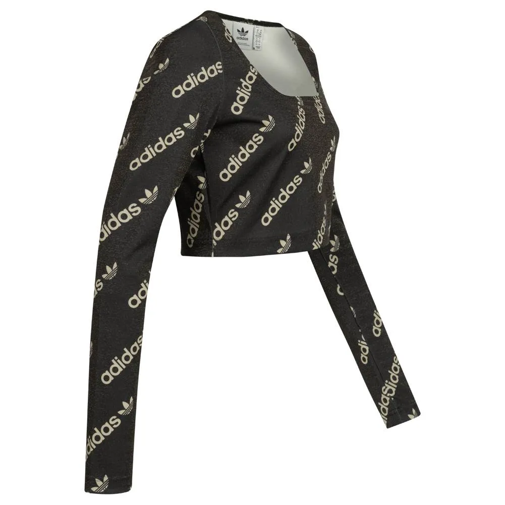 adidas Originals Mujer Crop top de manga larga HM4894