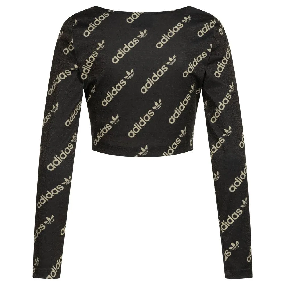 adidas Originals Mujer Crop top de manga larga HM4894