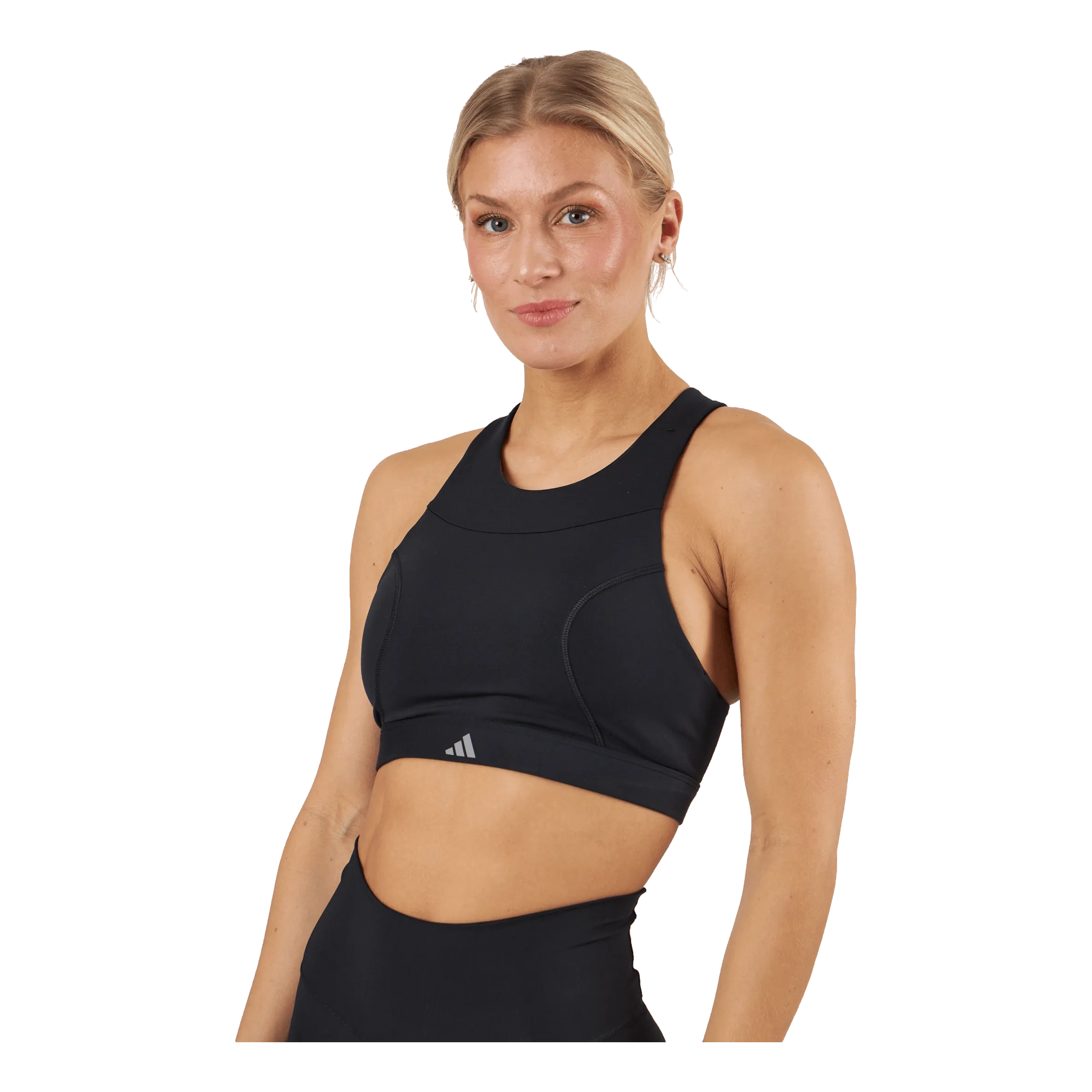 ADIDAS RUNNING MEDIUMSUPPORT BRA BLACK