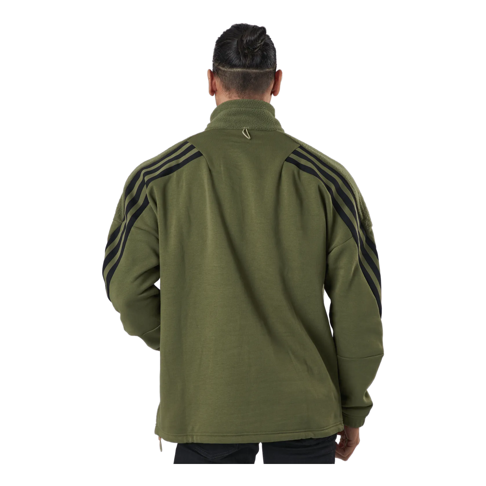 ADIDAS SPORTSWEAR FUTURE ICONS WINTERIZED 1/4ZIPTOP FOCUS OLIVE