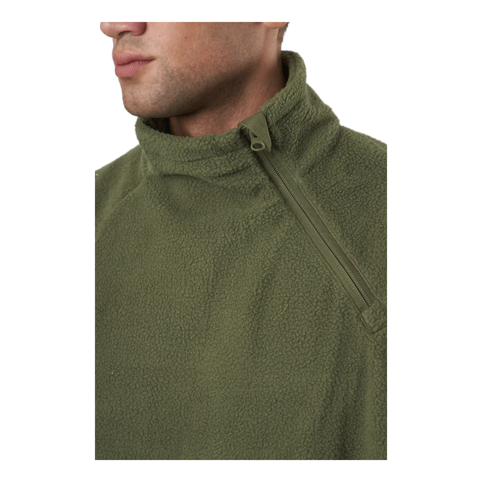 ADIDAS SPORTSWEAR FUTURE ICONS WINTERIZED 1/4ZIPTOP FOCUS OLIVE
