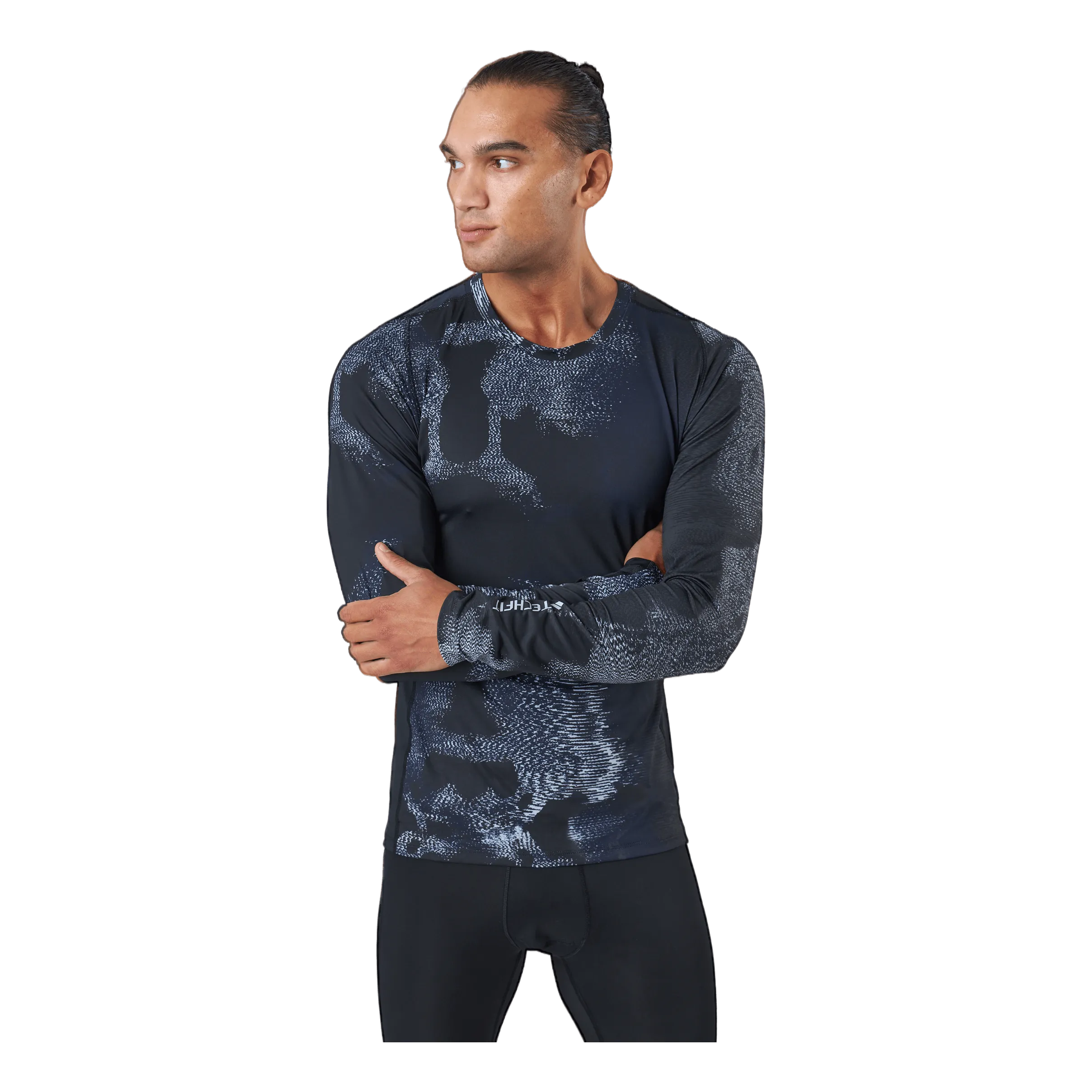 Adidas Tf Hi Ls Tee Multco/black