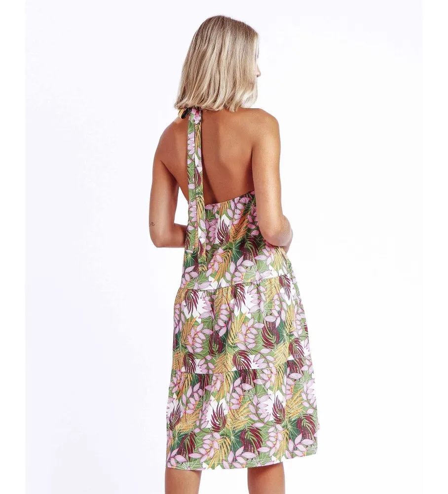 ADMAS VESTIDO PLAYA HAWAII VERDE