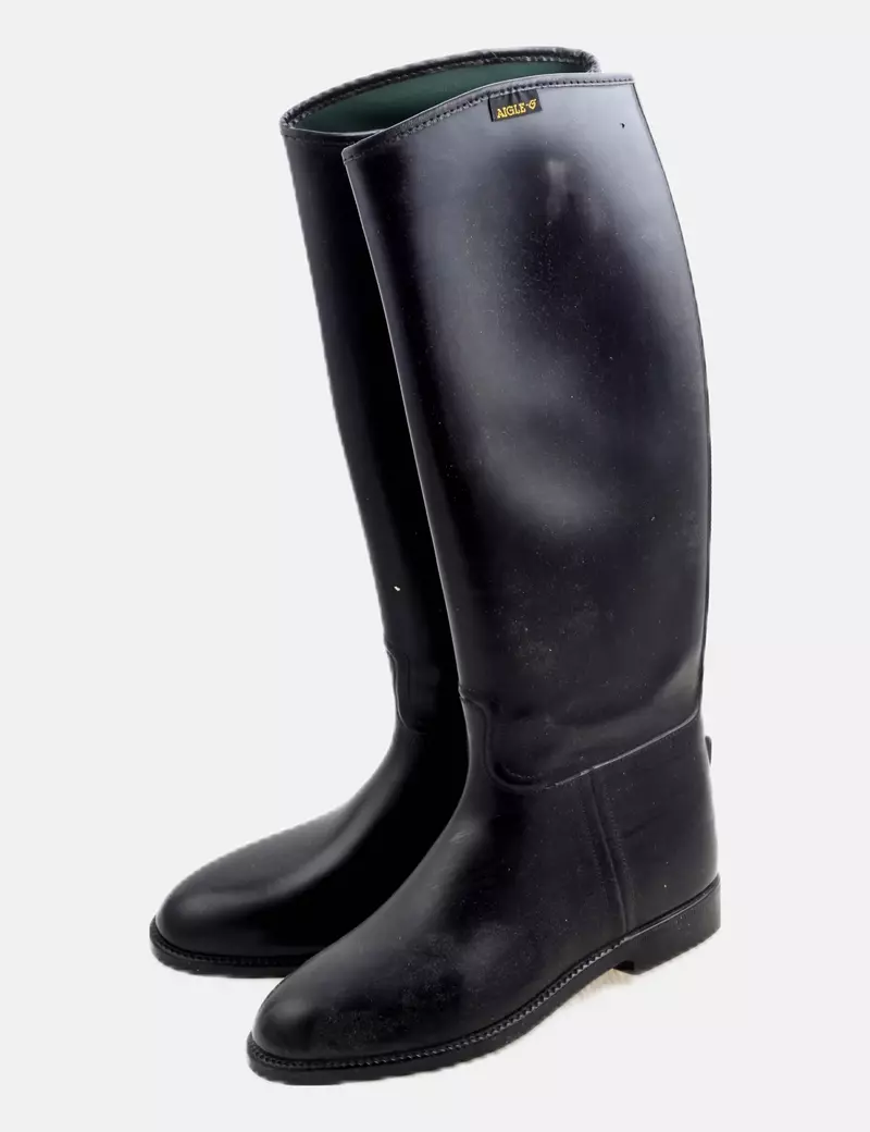 Aigle Bota negra impermeable