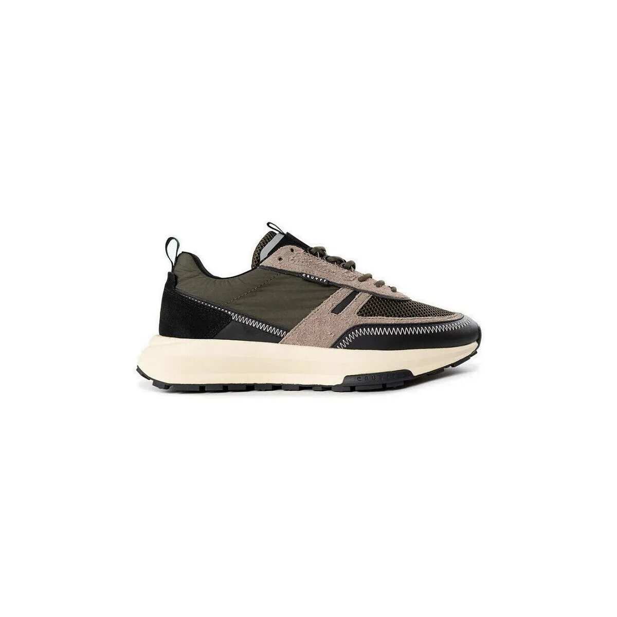 AMBRUZZIA  MATT/SUEDE/MESH/NYLON BLACK/AUPE/DK.OLIVE