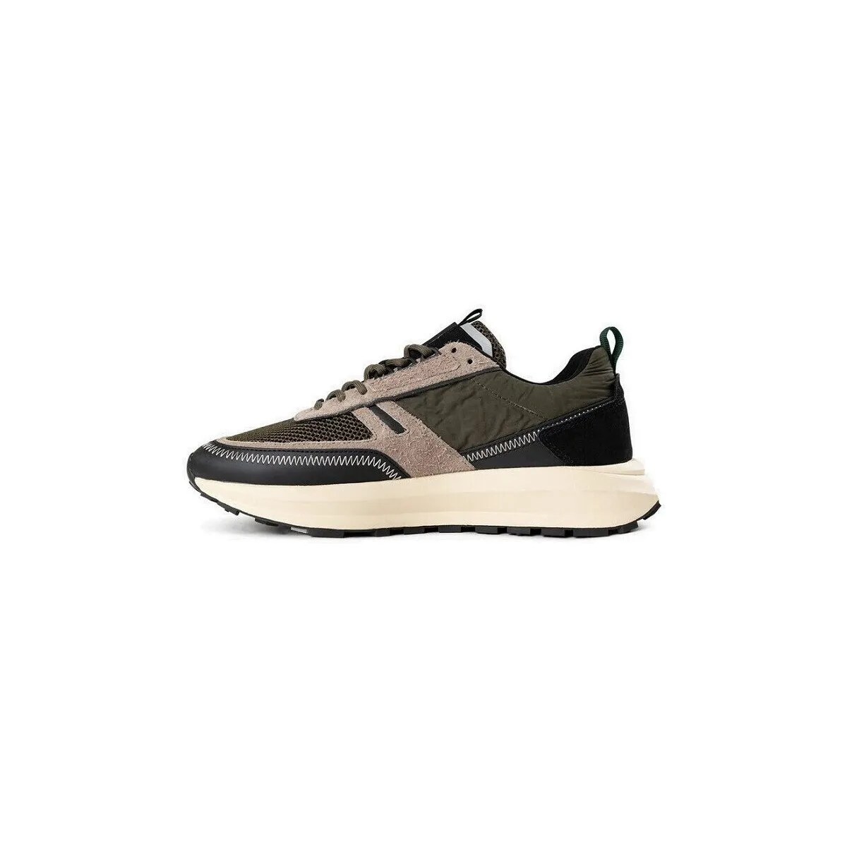 AMBRUZZIA  MATT/SUEDE/MESH/NYLON BLACK/AUPE/DK.OLIVE