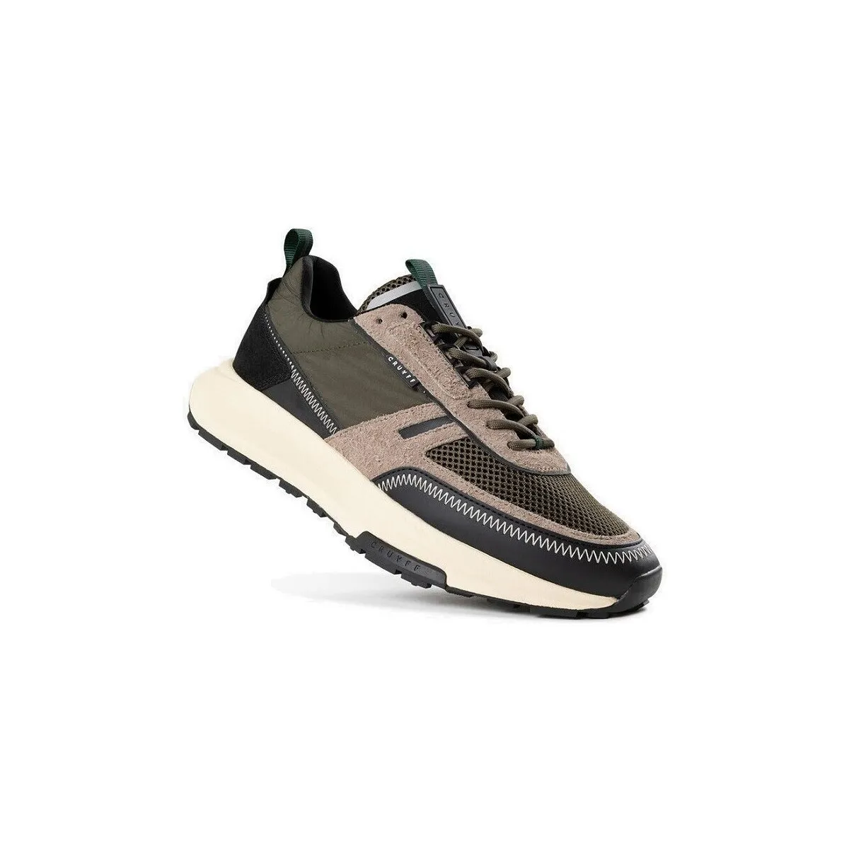AMBRUZZIA  MATT/SUEDE/MESH/NYLON BLACK/AUPE/DK.OLIVE