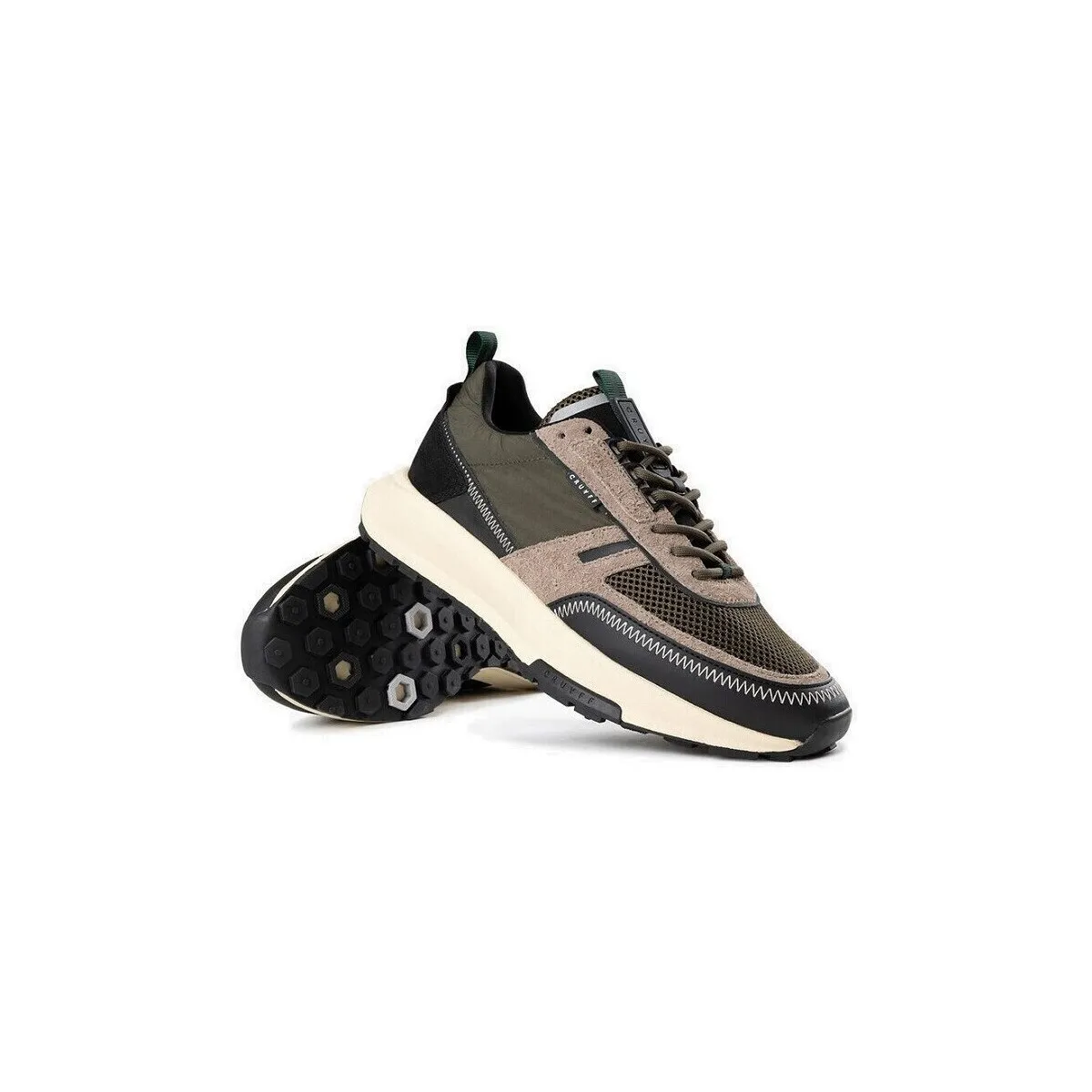 AMBRUZZIA  MATT/SUEDE/MESH/NYLON BLACK/AUPE/DK.OLIVE