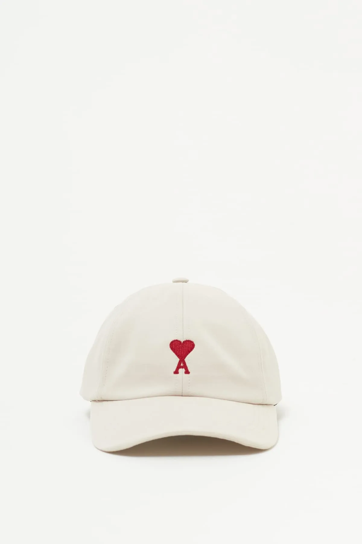 AMI CHALK RED AMI DE COEUR EMBROIDERY CAP