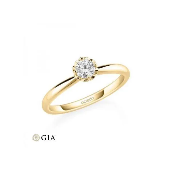 Anillo de compromiso Polaris 0,30 l Oro amarillo
