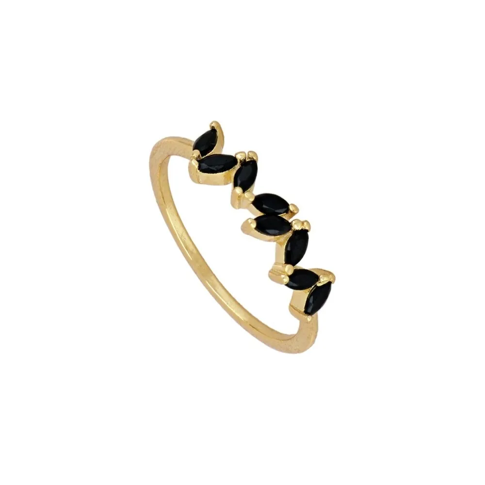 Anillo Paris Negro Oro