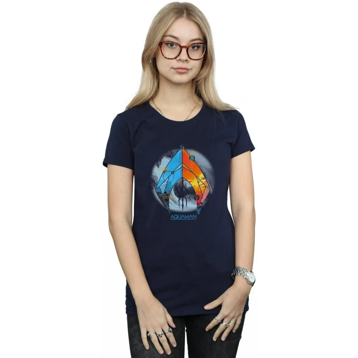 Aquaman Tropical Logo