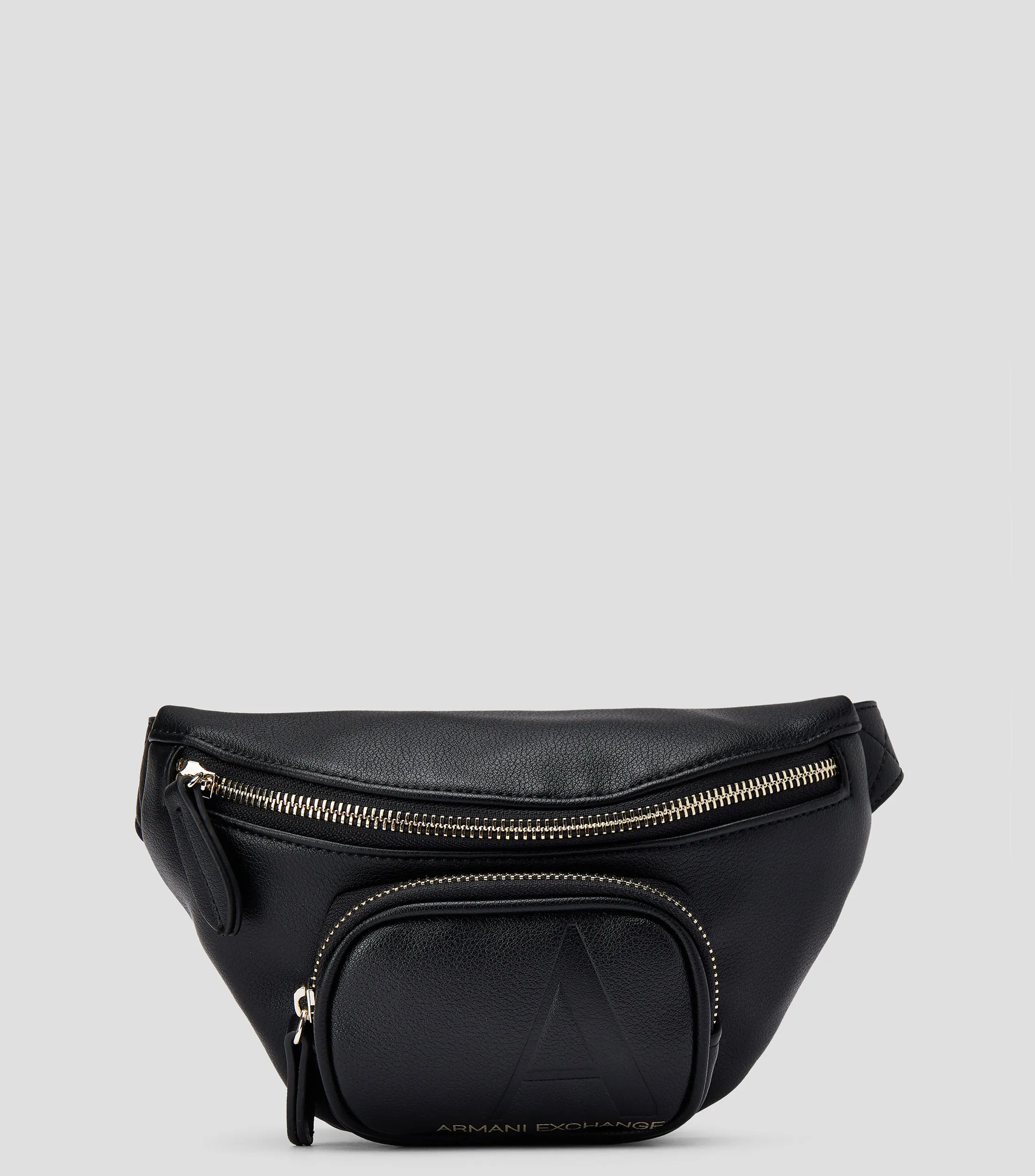 Armani Exchange Bolso Crossbody Negra con logo Mujer