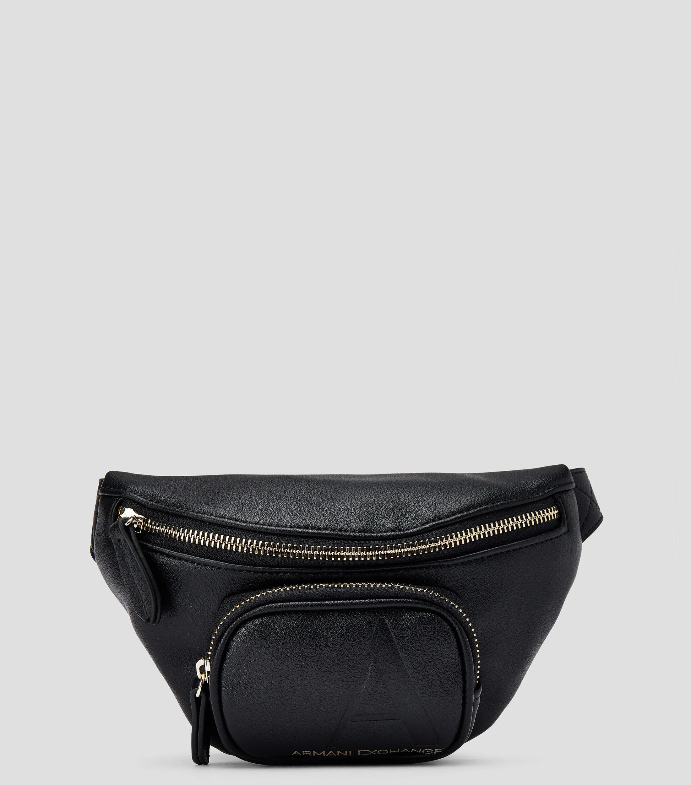 Armani Exchange Bolso Crossbody Negra con logo Mujer