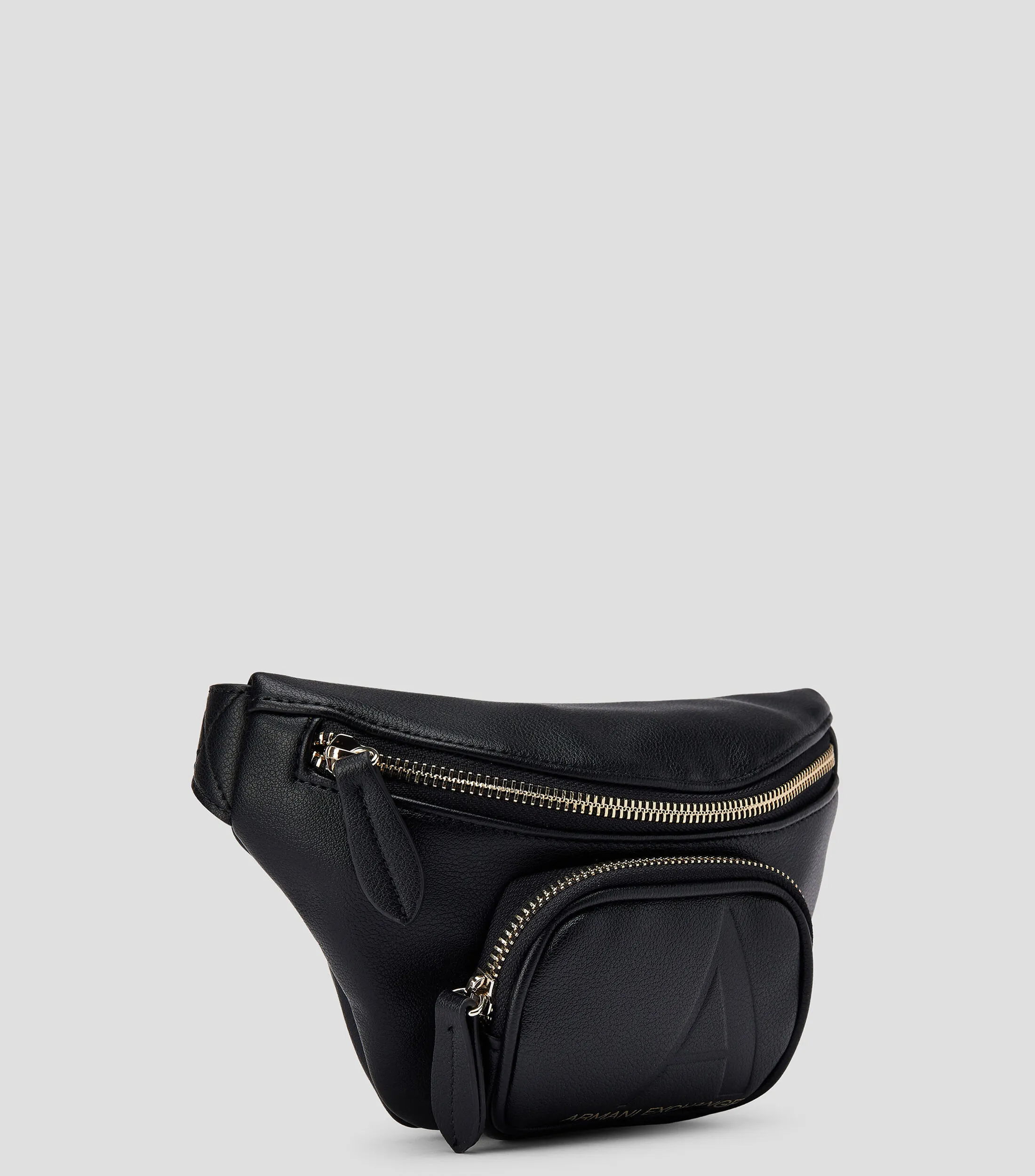 Armani Exchange Bolso Crossbody Negra con logo Mujer