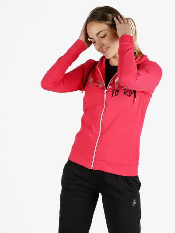 Athl Dpt Sudadera deportiva de mujer con capucha y cremallera.