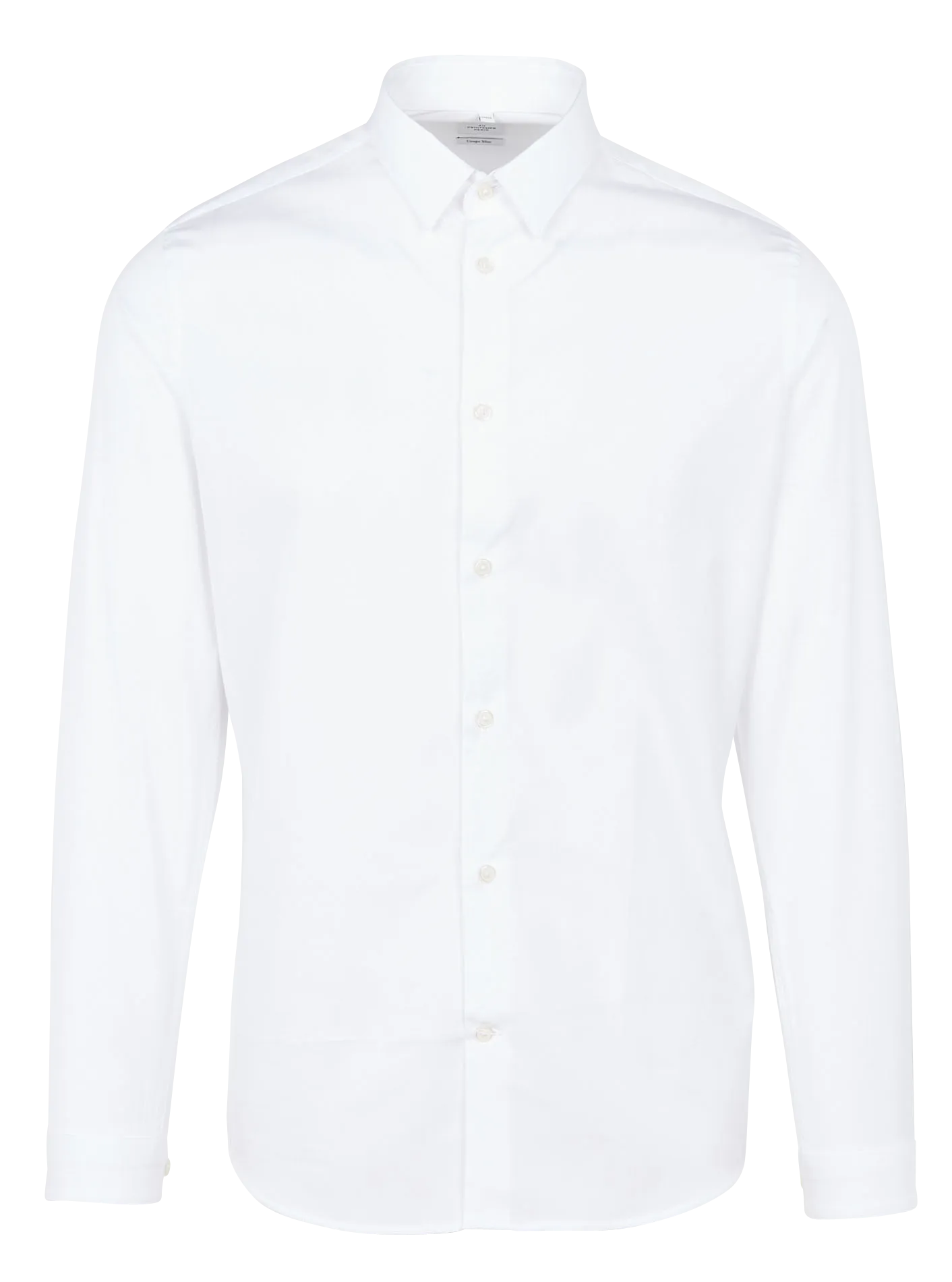 AU PRINTEMPS PARIS KRAVE  CAMISA DE CUELLO CLáSICO ENTALLADA DE ALGODóN EN BLANCO