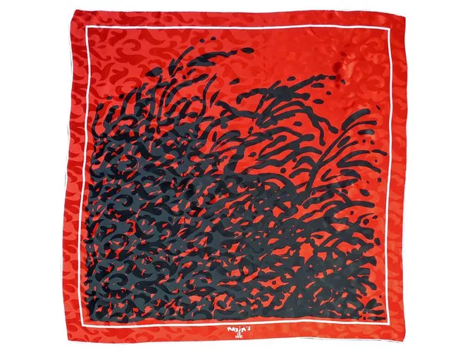 Autre Marque Bufanda de seda de MAXYM Roja 