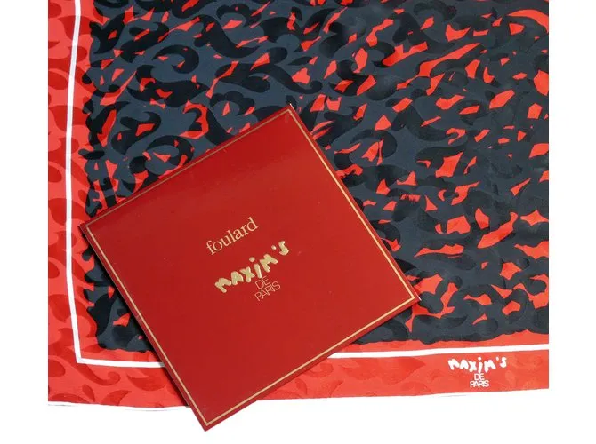 Autre Marque Bufanda de seda de MAXYM Roja 