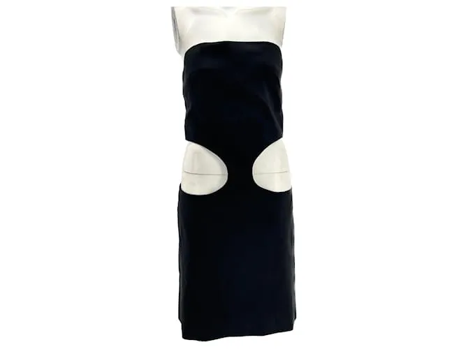 Autre Marque CHRISTOPHER ESBER Vestidos T.US 6 Lana Negro 