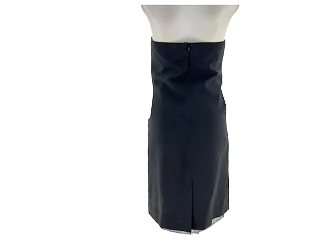 Autre Marque CHRISTOPHER ESBER Vestidos T.US 6 Lana Negro 