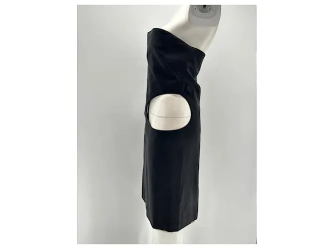 Autre Marque CHRISTOPHER ESBER Vestidos T.US 6 Lana Negro 