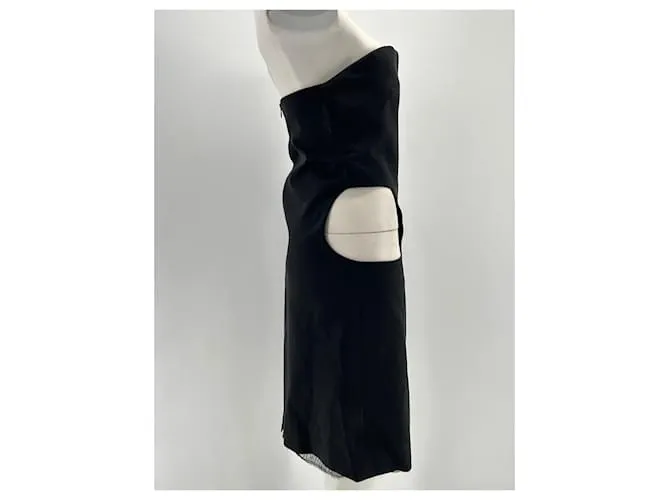 Autre Marque CHRISTOPHER ESBER Vestidos T.US 6 Lana Negro 