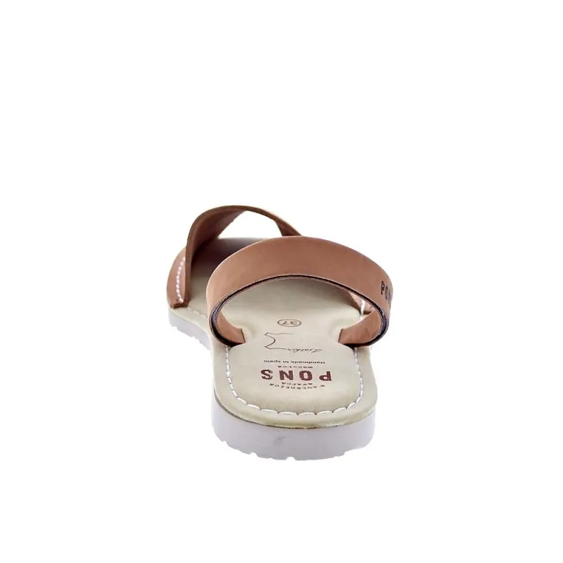 Avarca Pons Abarcas menorquinas Mujer 596F Marrón