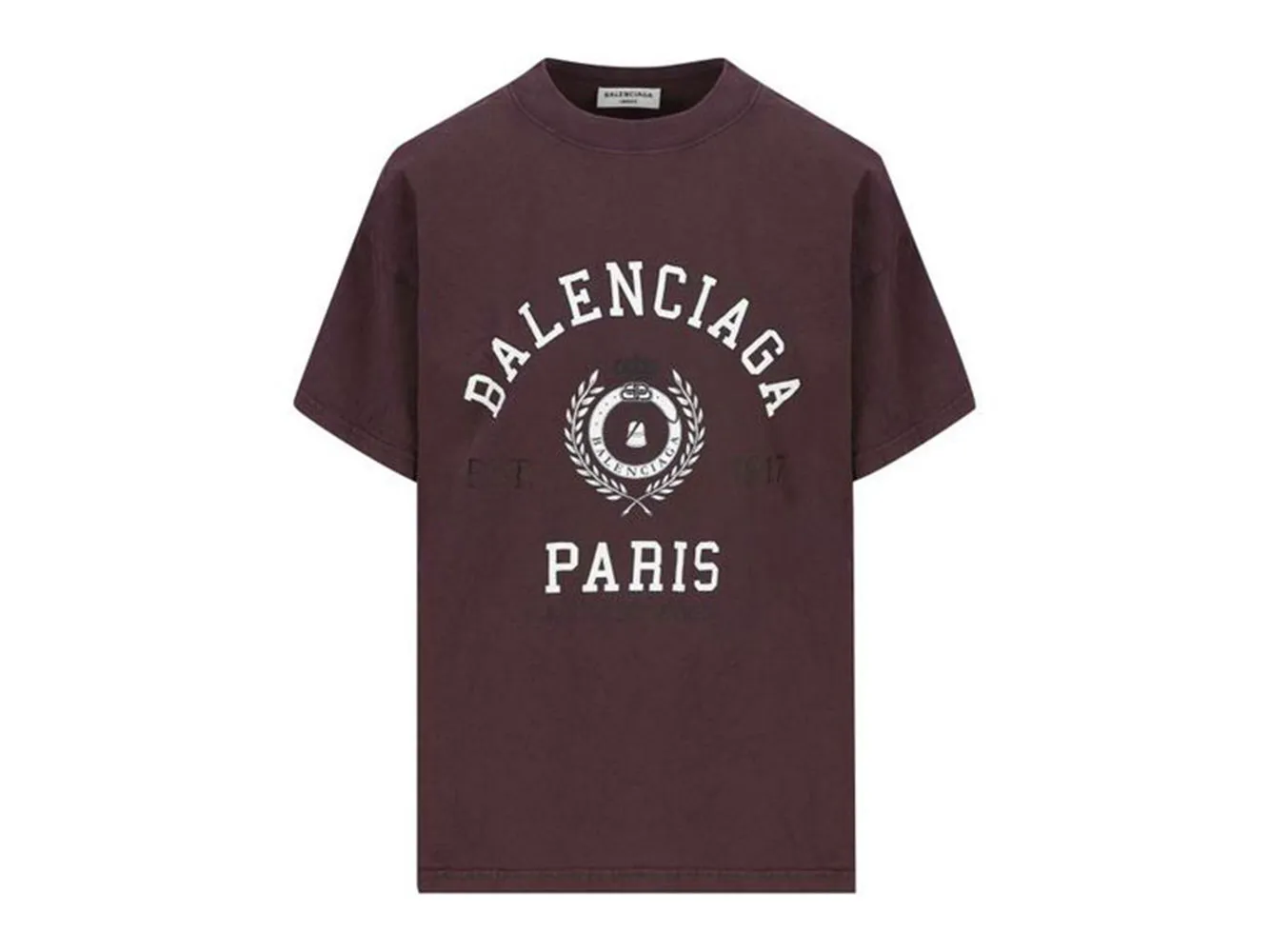 BALENCIAGA COLLEGE 1917 MEDIUM FIT TSHIRT