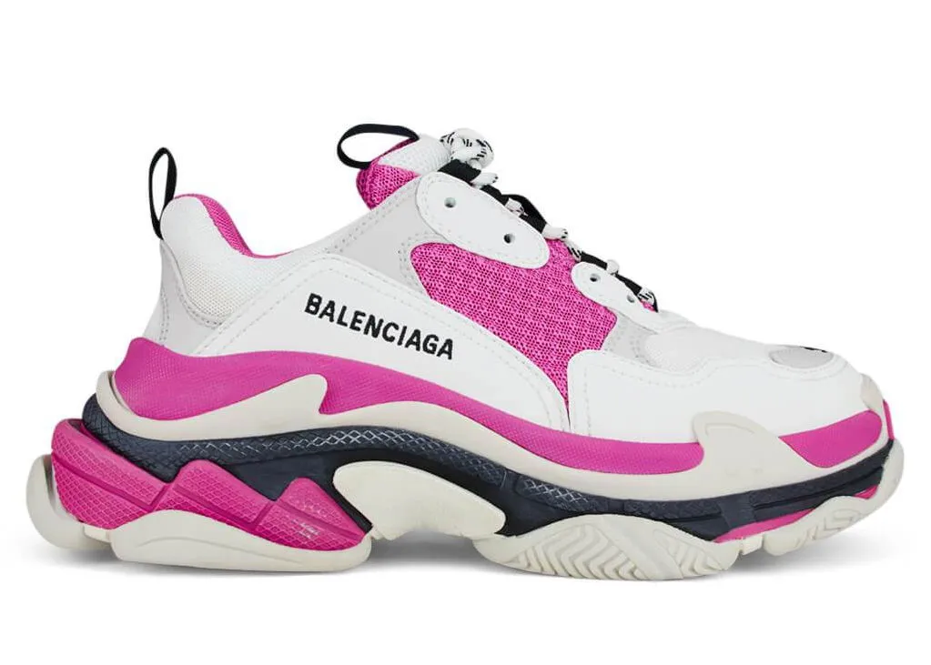 Balenciaga Triple S Pink White W