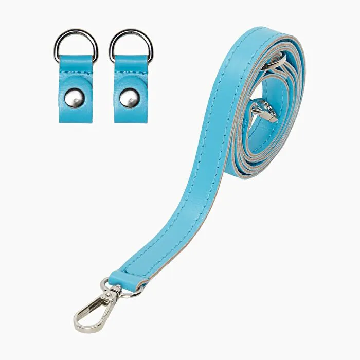 Bandolera extraslim celeste