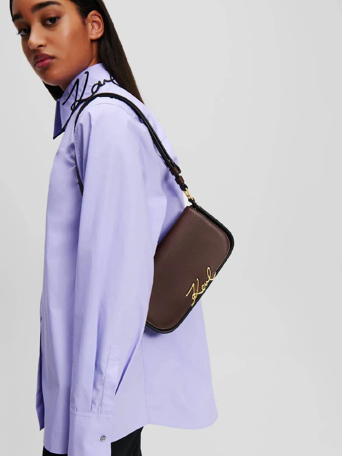 BANDOLERA SIGNATURE KARL LAGERFELD