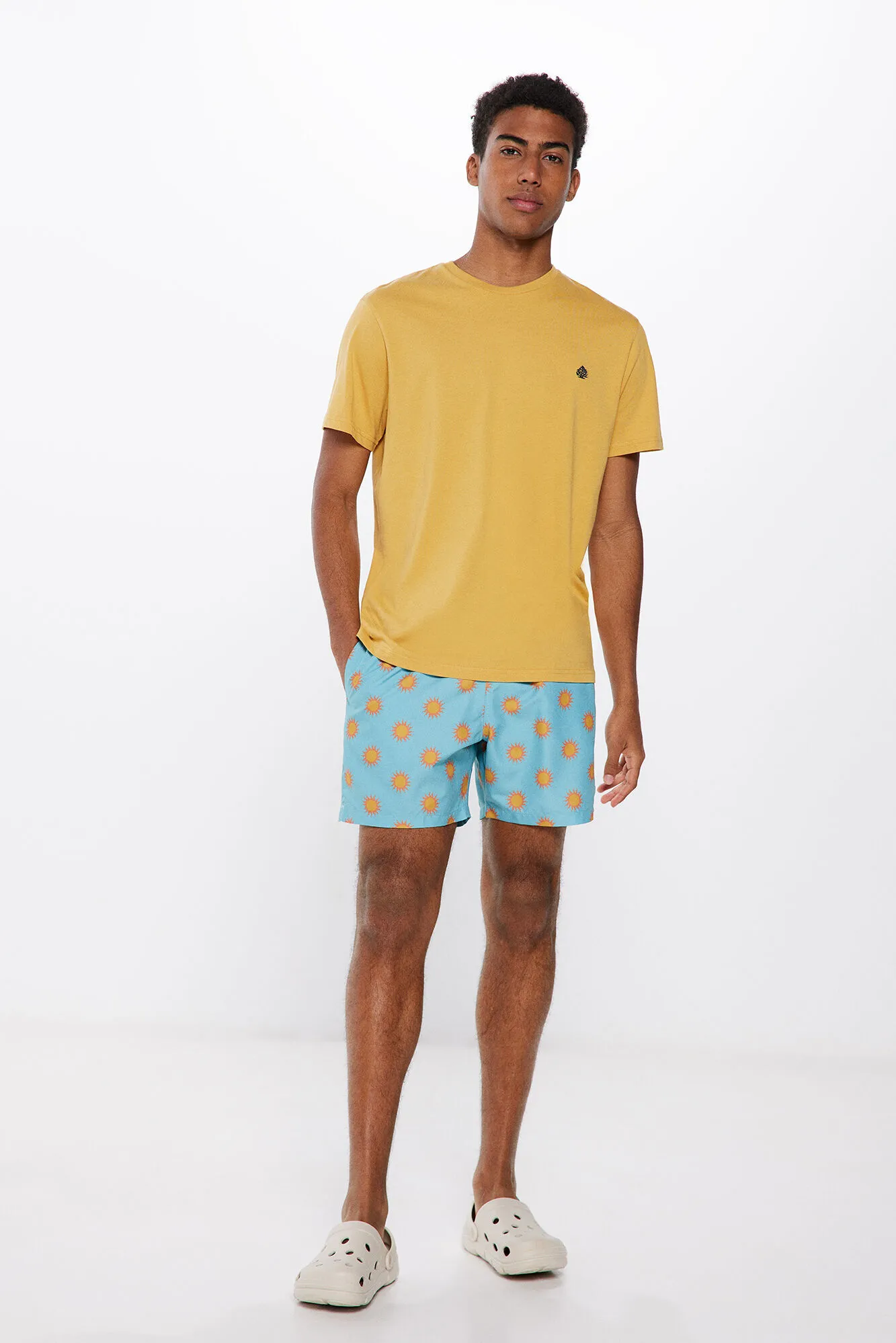 Bañador estampado flores