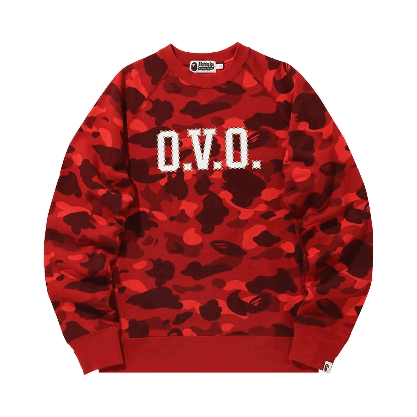 BAPE x OVO Color Camo Crewneck