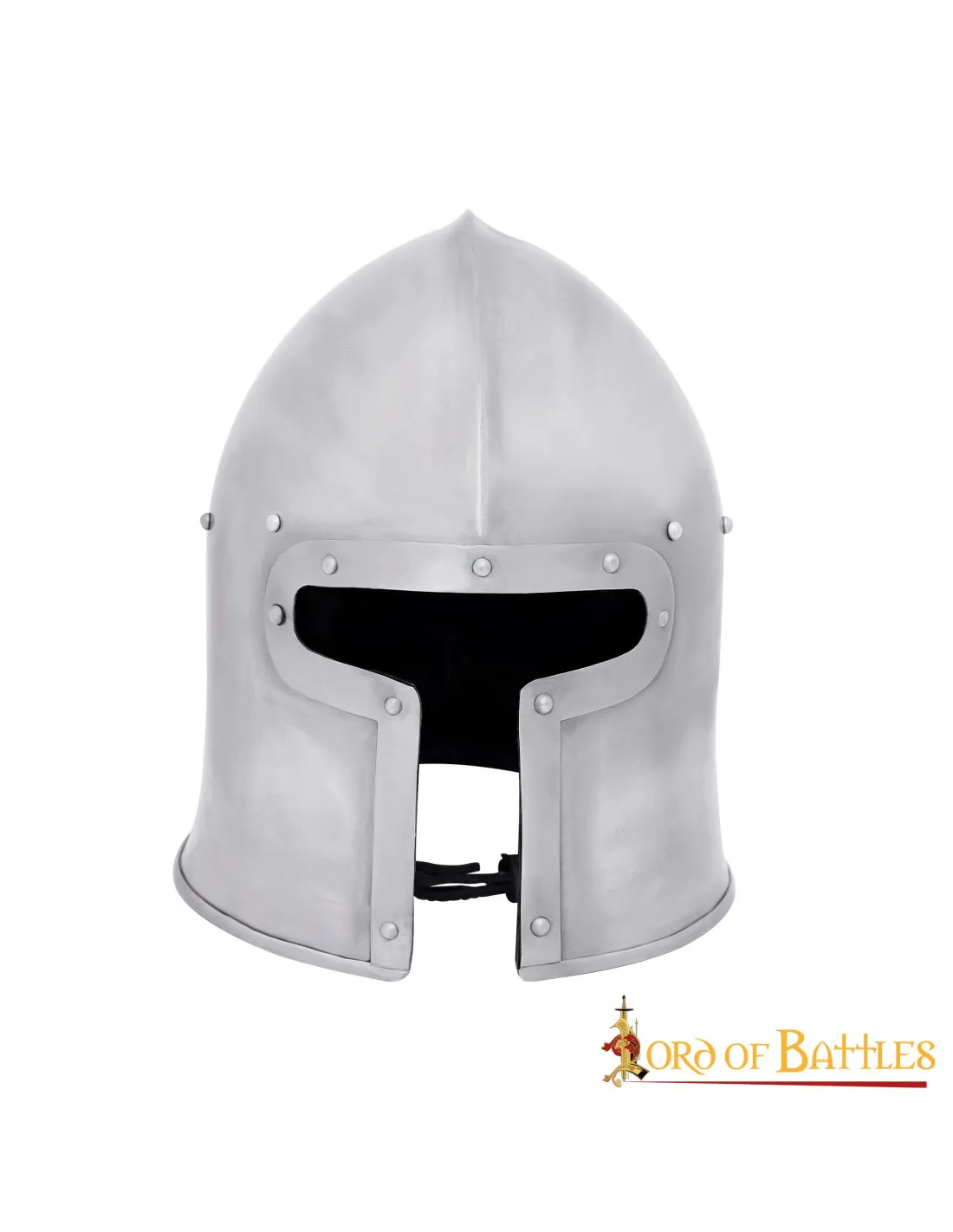 Barbuta medieval estilo Italiano siglo XV (16 g. )