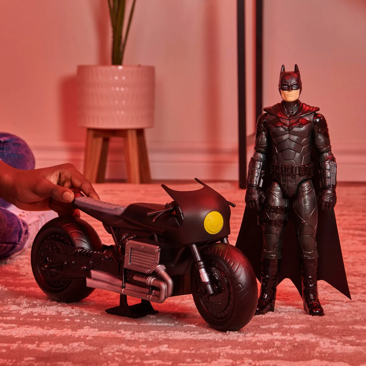 Batcycle + Batman 12''