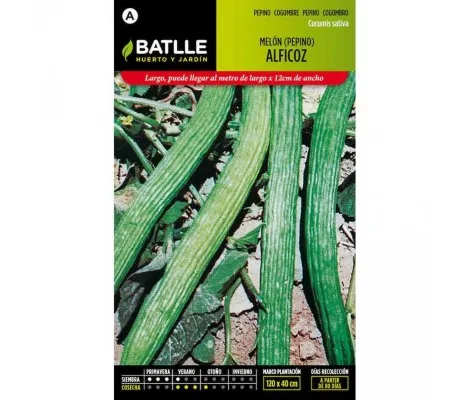 BATLLE SEMILLAS DE PEPINO ALFICOZ  MELóN SERPIENTE