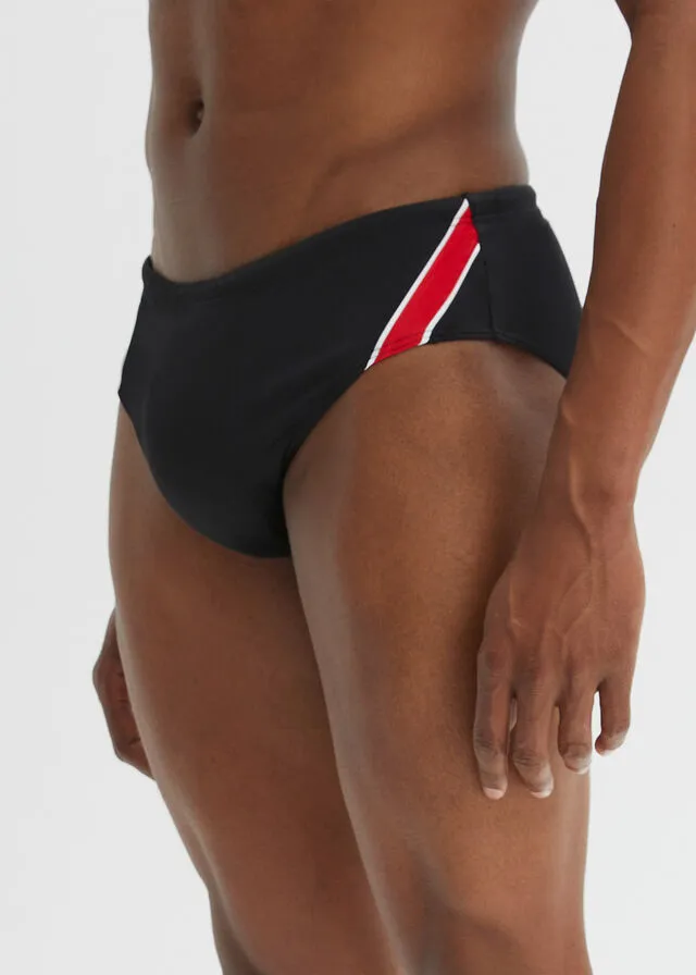 BAñADOR PARA HOMBRE CON POLIAMIDA RECICLADA NEGROROJOBLANCO