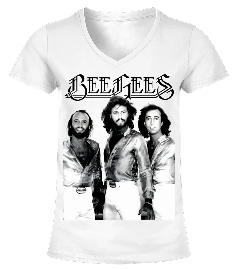 Bee Gees WT (33) Camiseta cuello pico Mujer